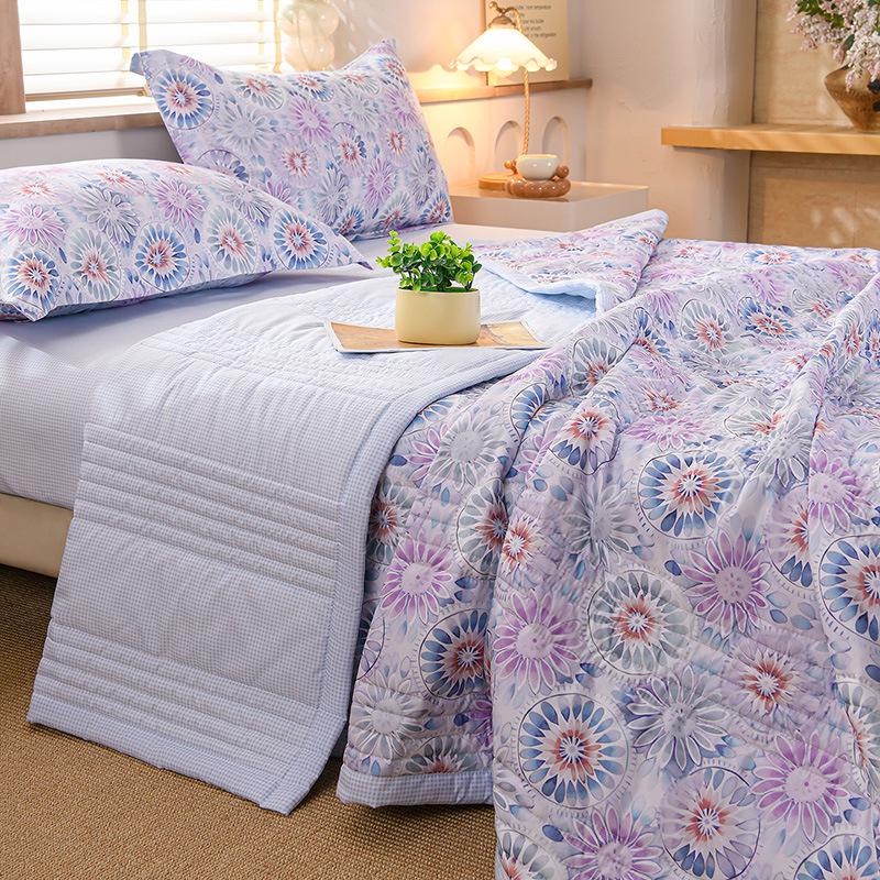 Fresh Style Washed Summer Quilt - Air Conditioning Comfort with Free Shipping