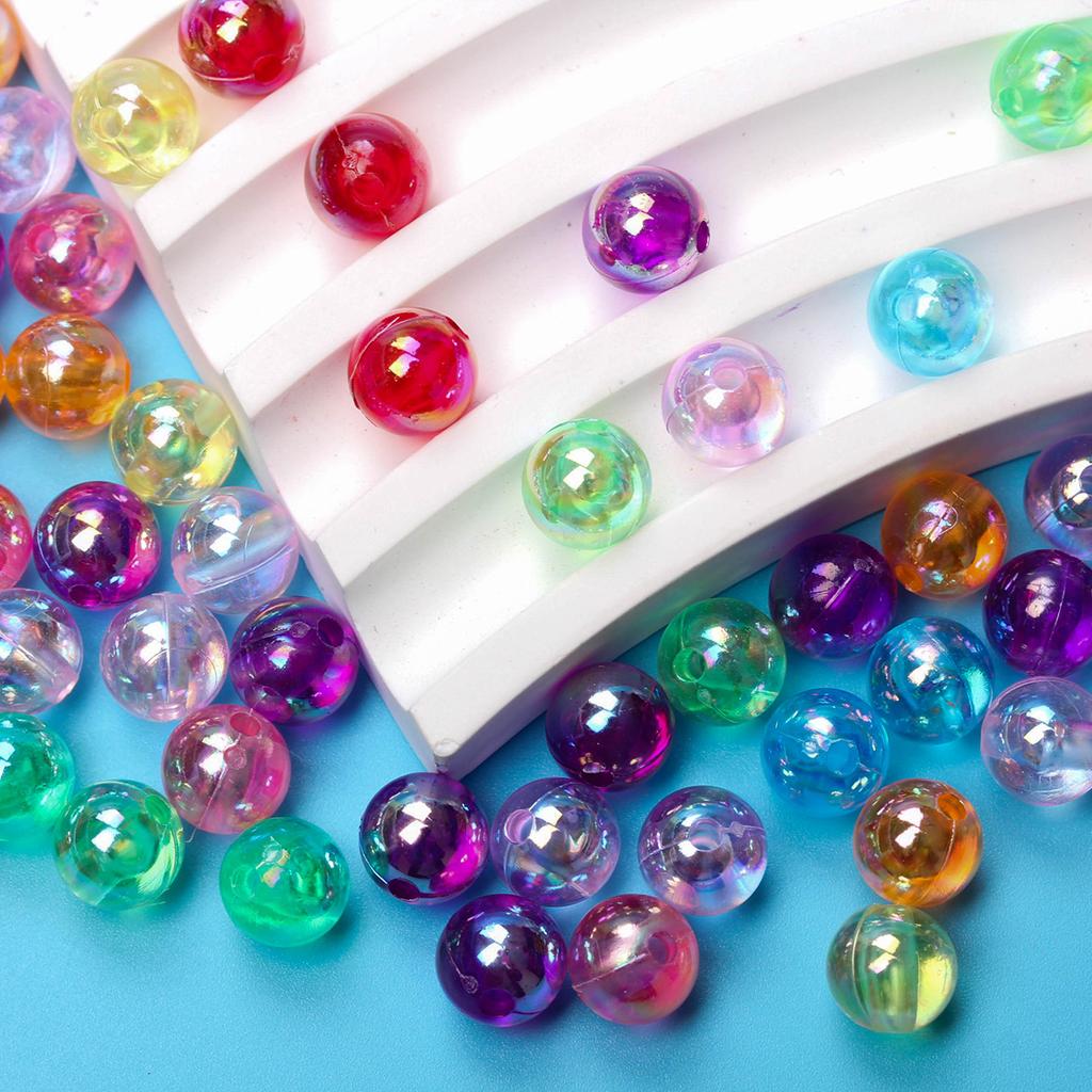 40-200Pcs 4 6 8mm DIY For AB Color Jewelry Making Loose Beads Necklace Bracelet Pendant