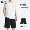 Men's Summer Fitness Vest & Shorts Set