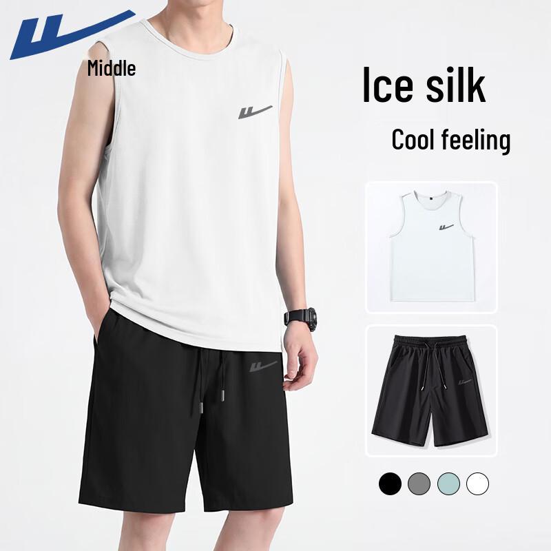 Warrior Men s Summer Running & Fitness Vest & Shorts Set 3XL