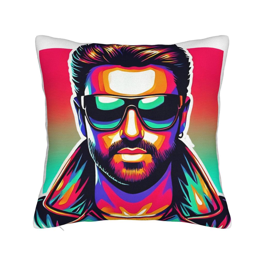 Pillow Cover George Michae Retro Trendy Pillow Case For Chair Sofa Home Decor Pillowcases