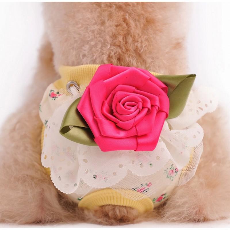 Dog Menstrual Panties Female Dogs Comfortable Cotton Period Underwear Teddy French Bulldog S M L XL