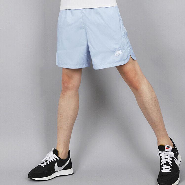 Nike Sport Essentials Solid Color Straight-Leg Shorts Men Bottoms Blue DM6830-548