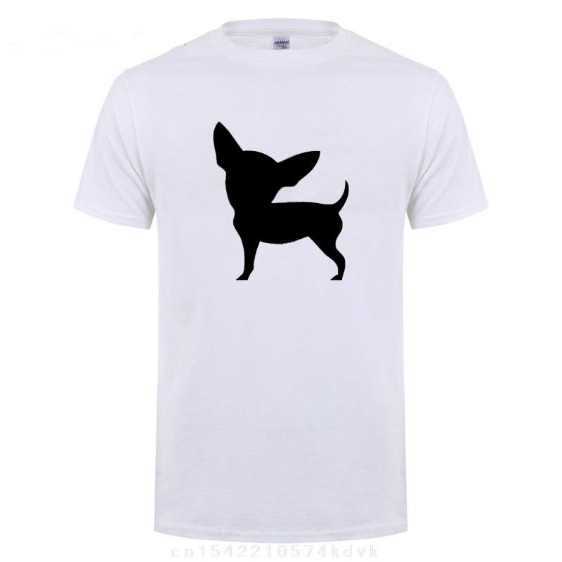 Cool Simple Dachshund Dog Chihuahua Dog Dog Printed T Shirt For Unisex Male Short Sleeve Cotton Casual Funny Crew Tshirt