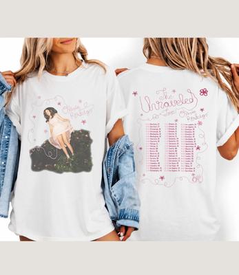 Olivia Rodrigo the Unraveled Tour T-shirt, Comfort Colors 2 Side Olivia Rodrigo