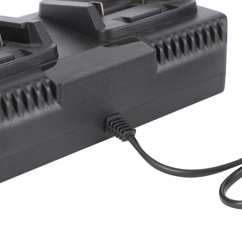 2 Slot Power Tool Charging Station 1.2A 21V Battery Fast Chargers Double Battery Chargers High Efficiency Portable