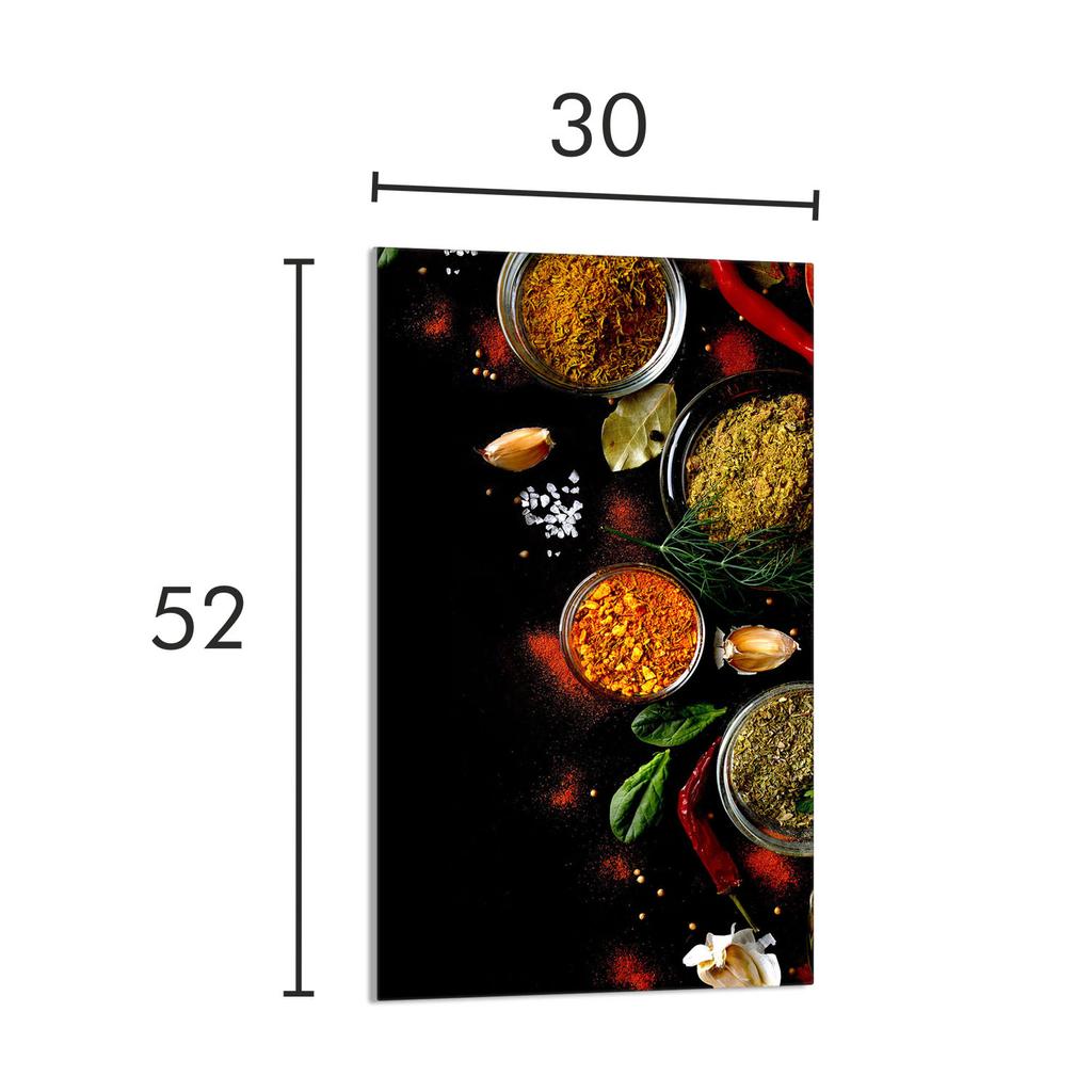 SZKLANA DESKA DO KROJENIA 30x52 Przyprawy
