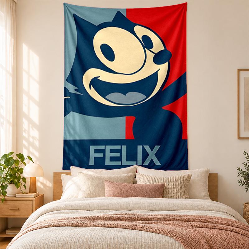 Felix the Cat Tapestry highquality for decorating living room bedroom dorm walls ideal as bedroom wallart orholiday gift