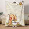 1pc Winnie the Pooh Hunny Jar Blanket Cozy Throw for Home Decor, Couch Cover, Outdoor Use, Travel