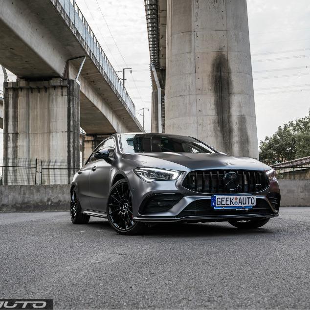 CLA180/220/200/260 Vertical Bar Grille & CLA45 Front/Rear Bumper Upgrade