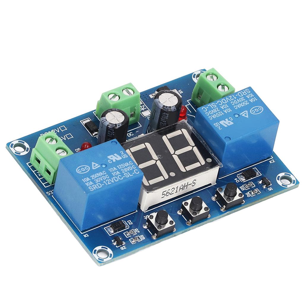 Timer Relay Module 0?99S Cycle Digital Display 2 Channel Output DC 12V Switch Board Controller