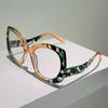 Irregular Rim Glasses Women Fashion Patchwork Blue Light Blocking Optical Frames New Trendy Stylish Brand Design Eyewear