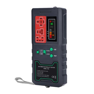 12V 24V Battery Tester Relay Analyzer Alternator Checker Vehicle Cranking Charging System Diagnostic Tool for Motorcycle