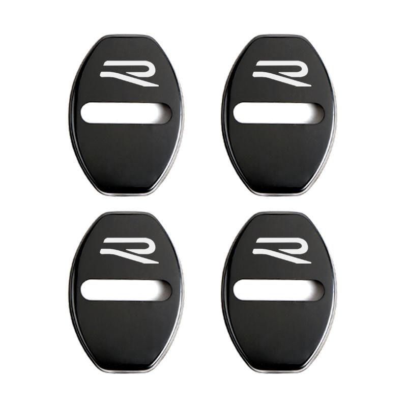2026 Hot For VOLKSWAGEN VW New Door Lock Decoration Rust Protection Stainless Steel Cover New R Logo for VW Volkswagen Golf 8 MK