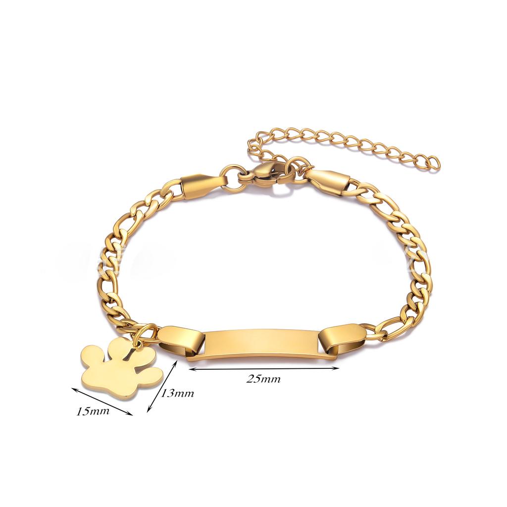 Custom Name Couple Bangle For Women Laser Engraved Letter Words Stainless Steel Figar Link Chain Personalized Bangle