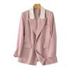 Casual Suit Jacket for Women Coat Spring Autumn Korean Fashion Loose Fit Blazer Ladies Office Red Pink Blazer Suit
