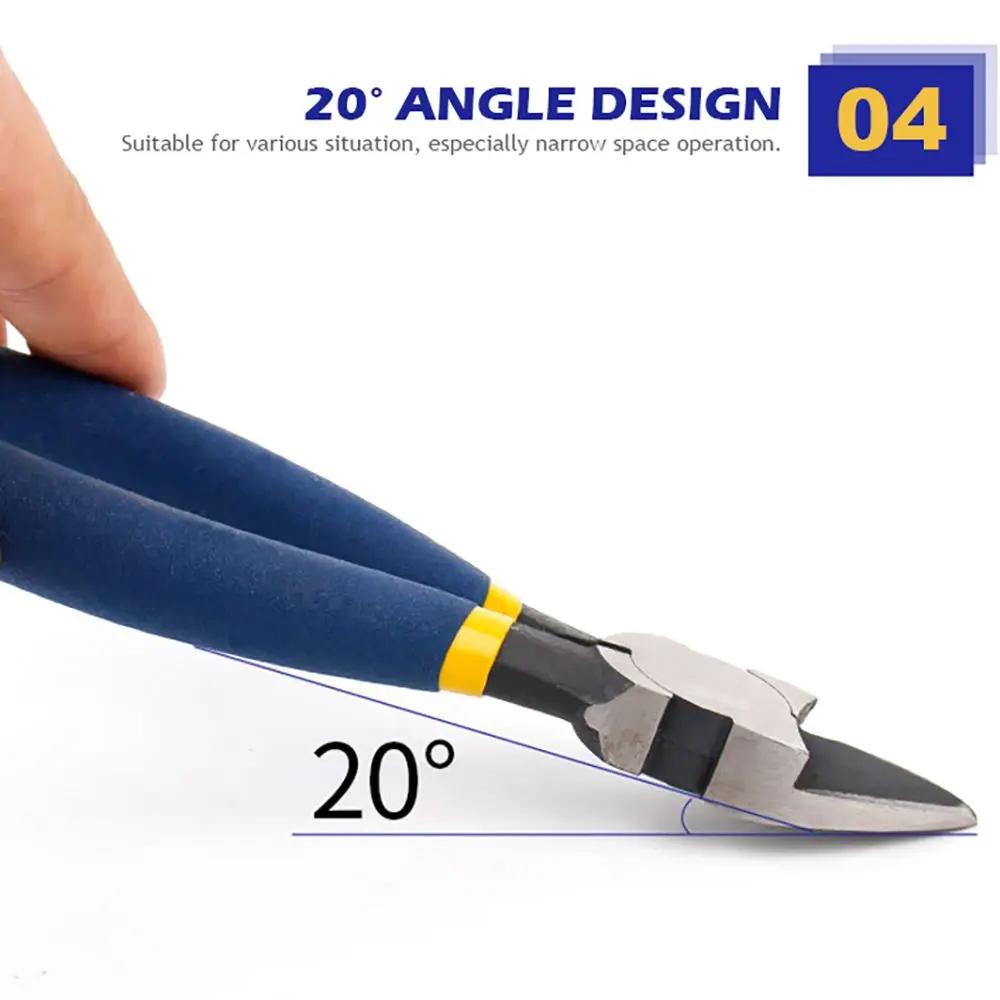 Powerful Repair Hand Tools Cable Burrs Nipper Electricians Cutting Pliers Wire Stripping Tool