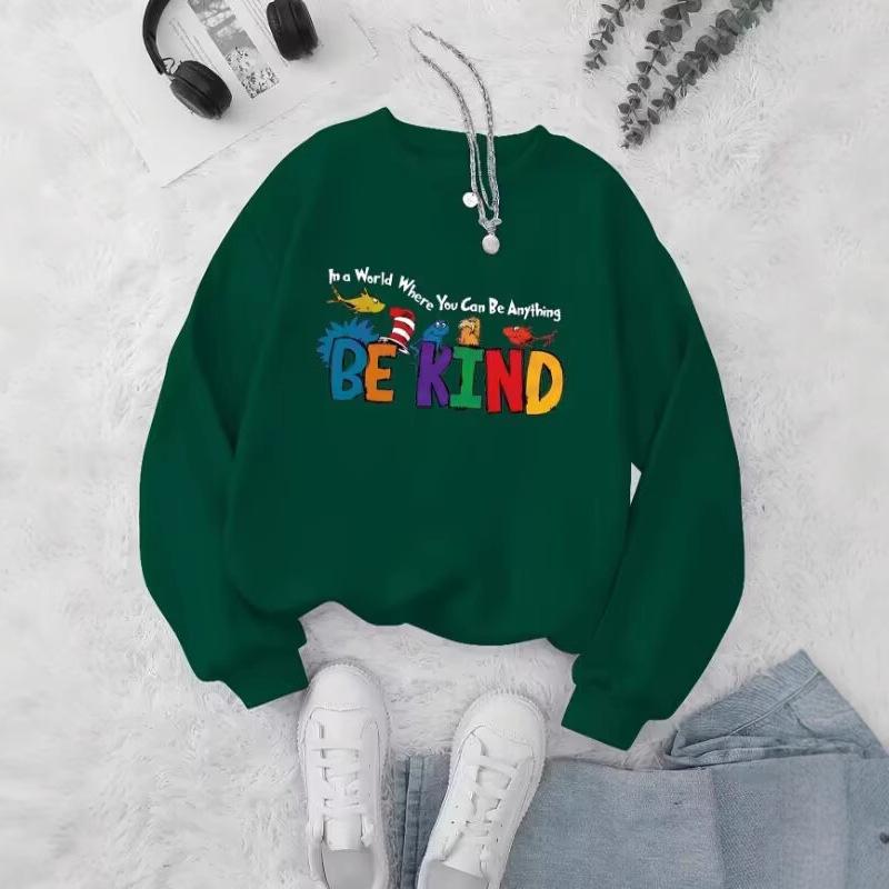 Plus Size "Be Kind" Crew Neck Sweatshirt