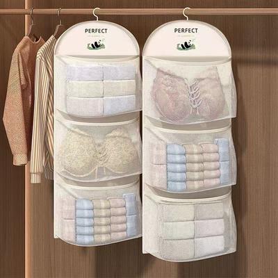 Sacchetti appesi per riporre i calzini, Armadio, Sacchetti a rete per riporre in dormitorio, Sacchetti per riporre la biancheria intima, Sacchetti organizer da appendere alla parete, Sacchetti portaoggetti