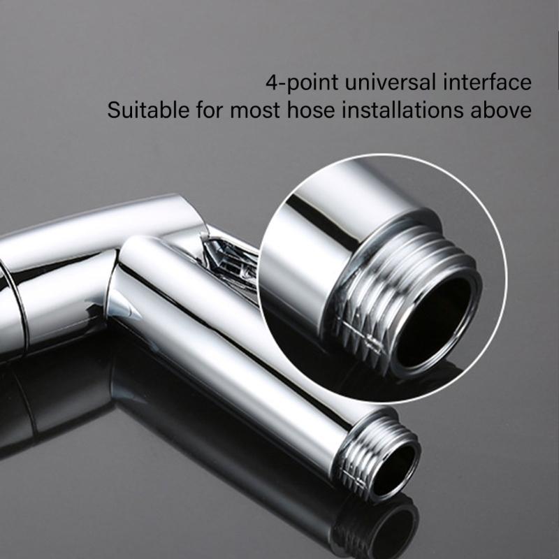 Multipurpose ABS Bathroom Bidet Sprayer Handheld Shattaf Hygienic ABS Bidet Sprays for Toilet Cleaning & Pet Wash