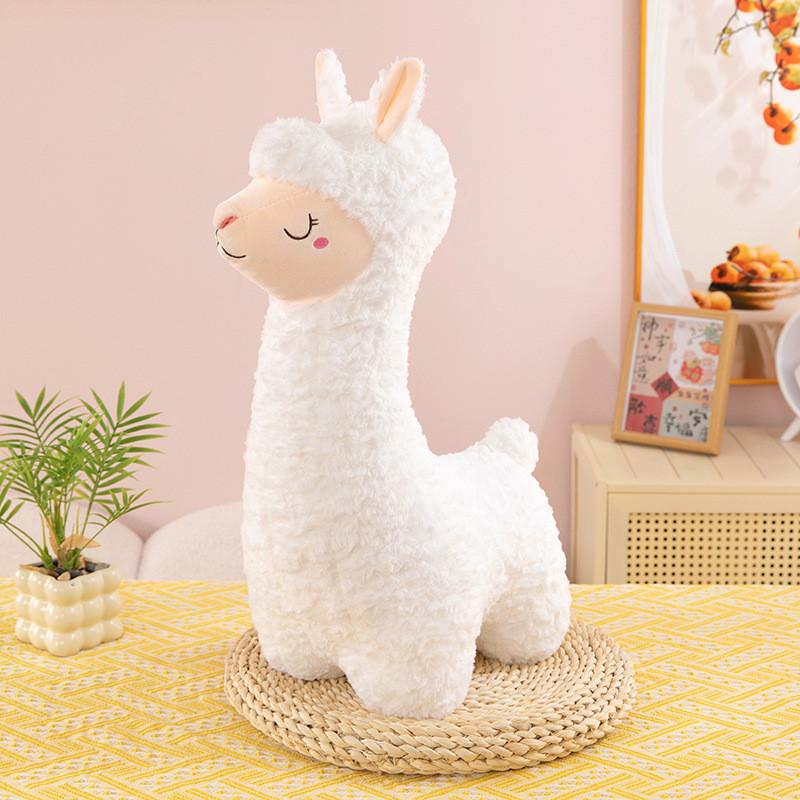 Cute Llama Plush Toy For Kids Birthday Gift Soft Pp Cotton Stuffed Animal Pillow Decor