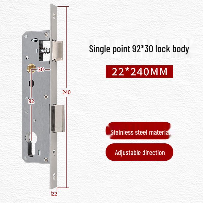 Smart Stainless Steel Fingerprint Lock - Broken Bridge Aluminum, Single/Multi-Point, Alloy Door Lock (8535, 8520, 8530)