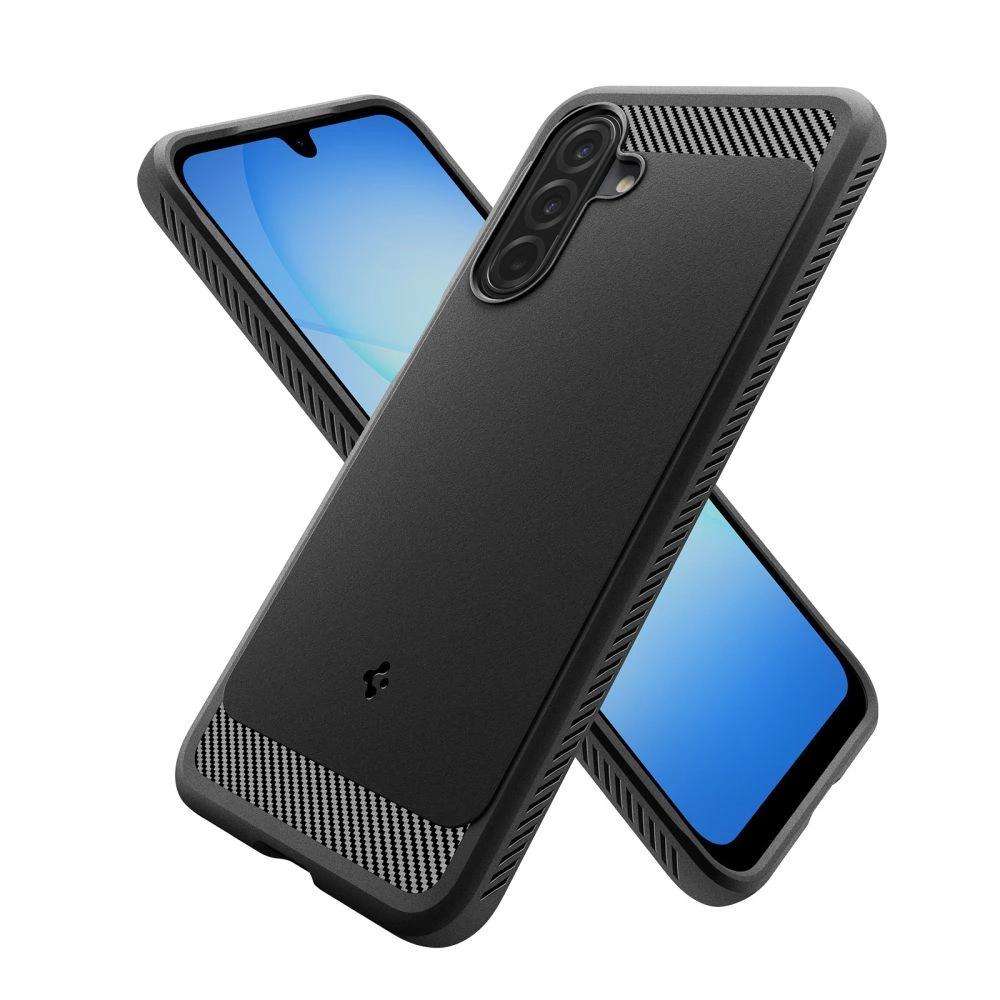 Spigen Rugged Armor Hülle für Samsung Galaxy A17 - mattschwarz