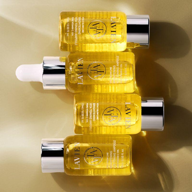 LAVIEN Vita C Glow Brightening Vita Toning Ampoule 15ml x 4ea 15ml x 4ea