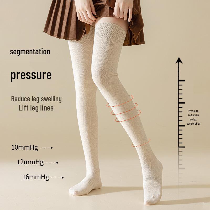 Women's Long Over-the-Knee Slimming Socks for Autumn and Winter