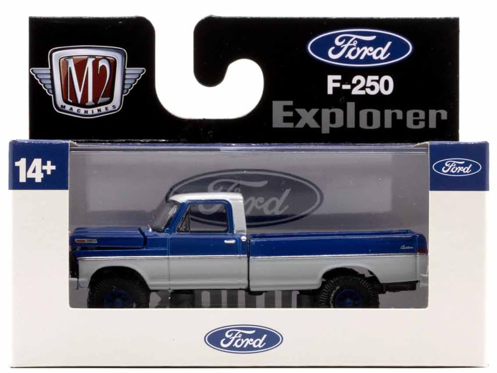M2 MACHINES Выпуск 93 1972 FORD CUSTOM 4X4 1/64 Auto-Thentics F-250 оранжевый