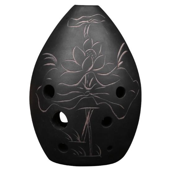 

Xun 8 Holes C Tone Clay Professional Chinese Flute Ocarina for Beginner