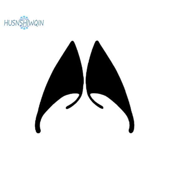 

2 шт. Реалістичні вуха ельфа для макіяжу на Хеллоуїн Додають шарму Широке застосування вуха ельфа для костюмів фей Аватар Гоблін Large чорний