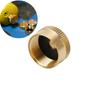 1PC Gas Tank Cylinder Sealed Cap Protect Cap Brass Refill Cap 1 LB Propane Bottle For Outdoor Stove 29mm*14mm