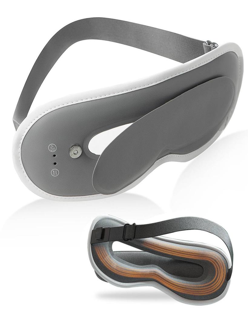 Eye Mask for with 3 Heating 7 Vibration Cool Adjustable Light Slim No Perfect Gift for Respect for the Aged Lunch Business Relief Mask 3-in-1 (New