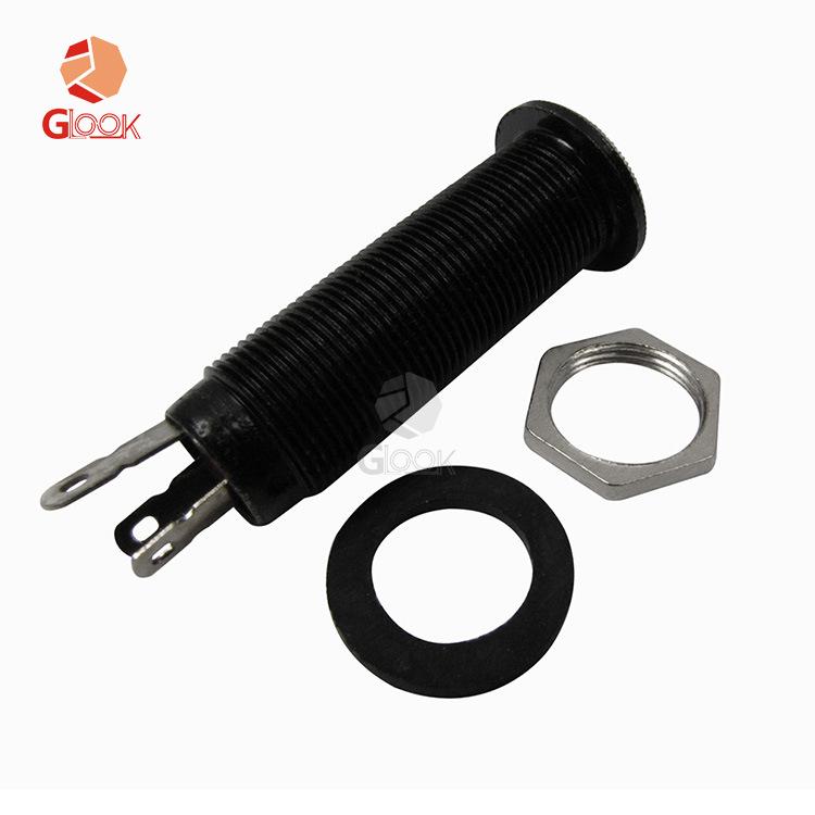 

Electric Guitar Tube Jack Socket - DIY Accessories Interface Connection Hole чёрный