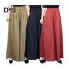 Women Pants Elastic High Waist Oversized Wide Leg Sporty Casual Style Trousers with Pockets Solid Color Long Pants