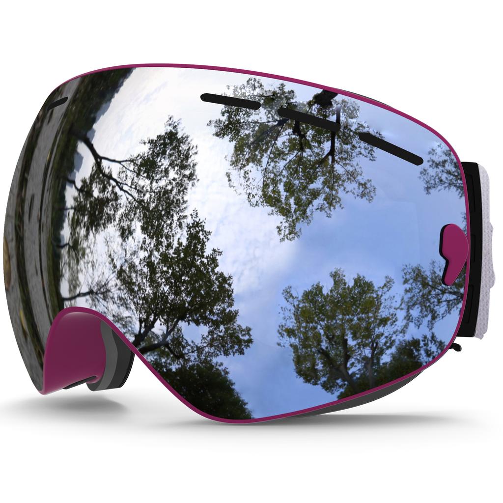 Ski Goggles Winter Snow Sports Anti-fog UV Protection for Men Women Youth Interchangeable Lens Premium Goggles