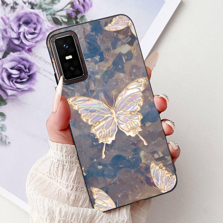 For Infinix GT 30 Pro X6873 2025 Elegant Floral Butterfly Phone Case For Infinix GT30 Pro 5G Soft Silicone TPU Cases