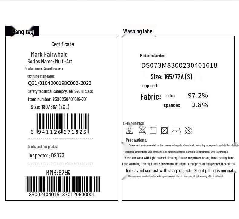 Mark Fairwhale Men's Straight-Leg Stretch Casual Pants