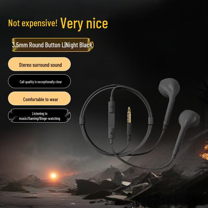 

Type-C Wired Earphones: High-Quality Sound, KTV Gaming, Comfortable for Side Sleeping, No Ear Pressure, Pain-Free Long Wear, Fourth Generation.
