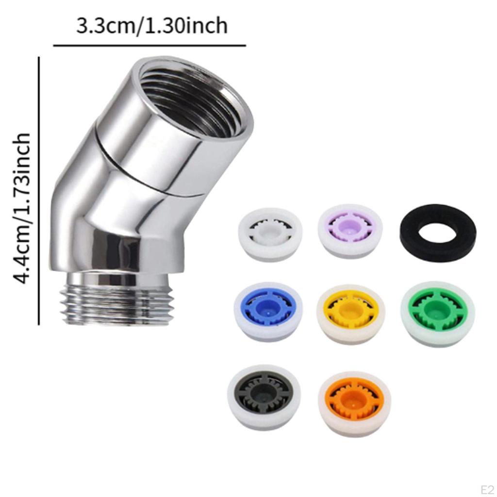 Shower Head Adapter Connector Handheld Connect Reliable, Extension Arm, Elbow