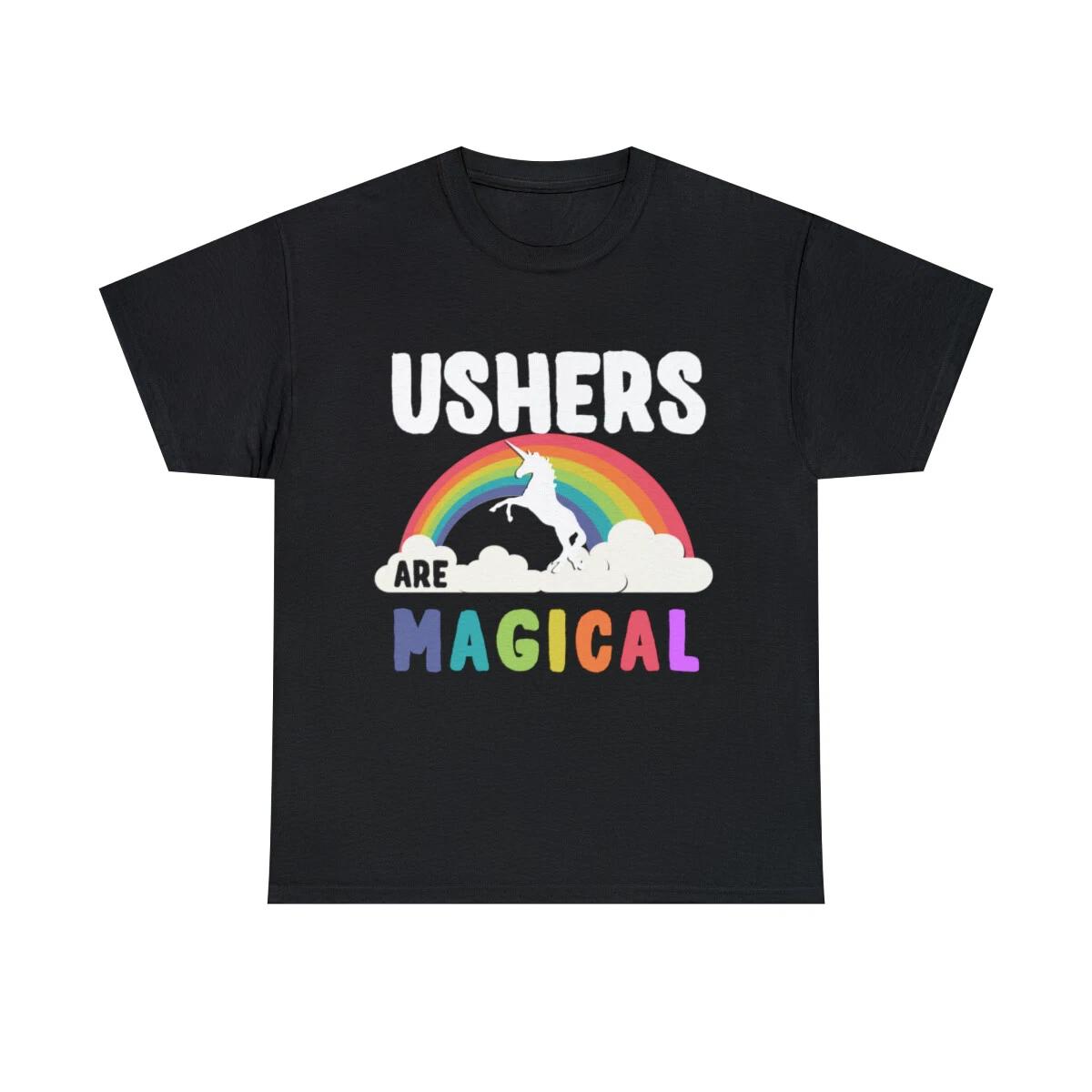 Ushers Are Magical Graphic Tee Shirt, S-5XL L