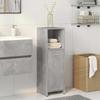 Bathroom Cabinet Concrete Grey 30 X 30 X 95 Cm Wood Based Material