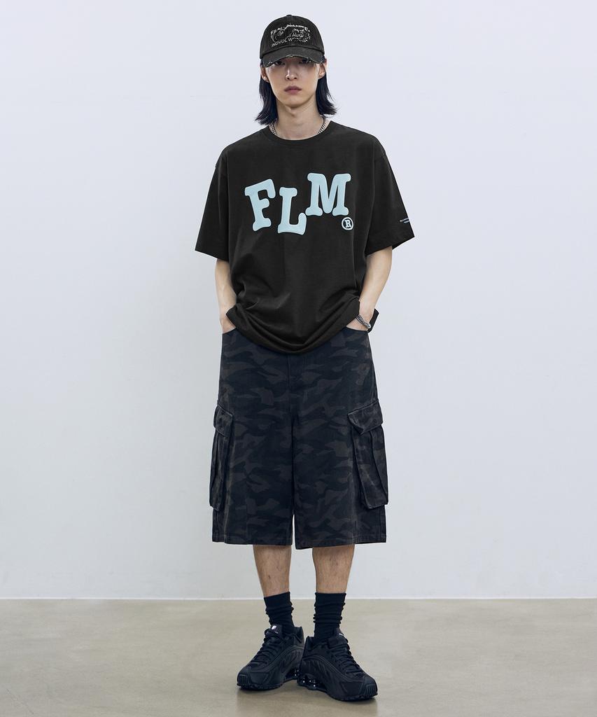 FILLUMINATE Flm Wavy Logo T-Shirt - White