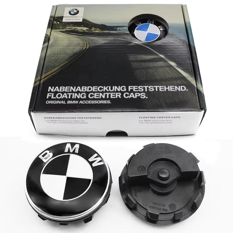4 Stück 56/68mm Schwebende Felgendeckel für BMW 50. Jubiläum – Passend für E39 E46 E60 F10 F30 G20 X3 X5 Auto Radnaben Zubehör