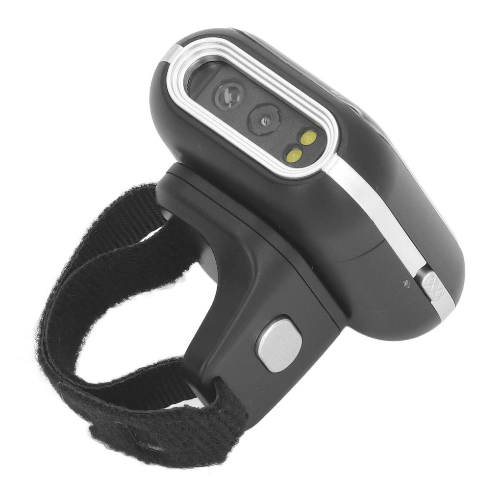 Ring Barcode Scanner 2.4G Wireless Bluetooth 2D Code Reader Wearable Finger Barcode Scanning Tool