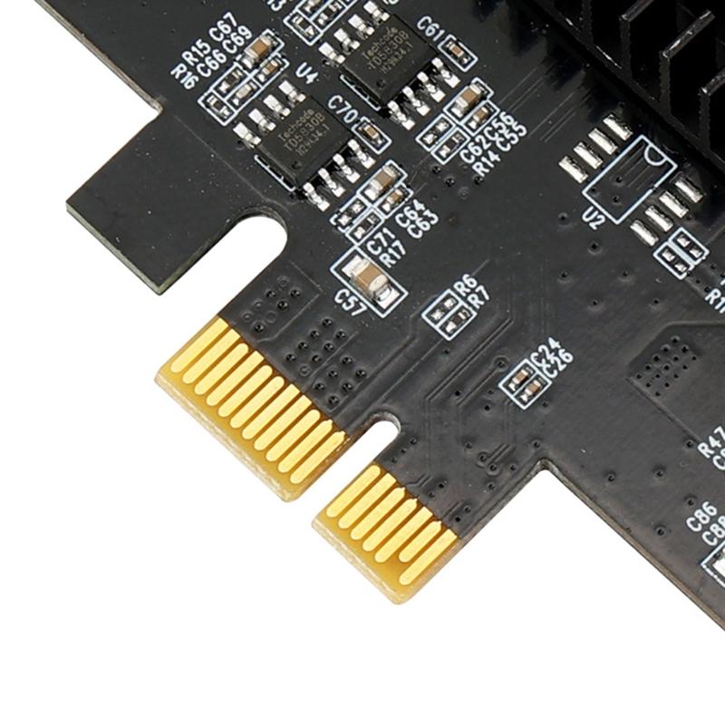 Usb 3.0 PCIE pansion Card 4 Ports PCI-E to USB3.0 Adapter Card Pcie Usb Hub with 4pin Power Interface for OS for Windo