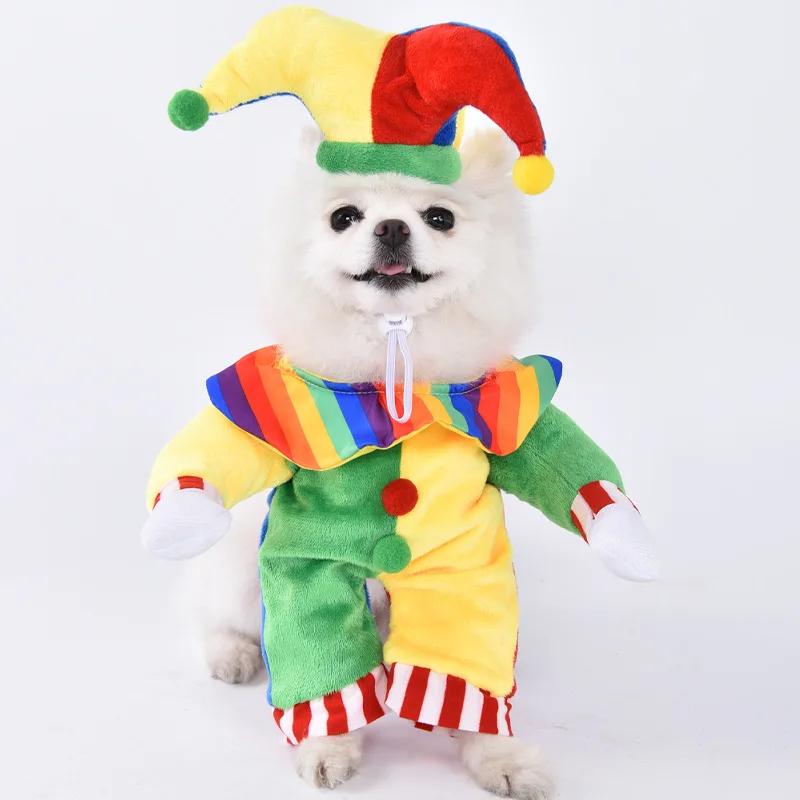 Costume Divertente Creativo per Cani e Gatti di Piccola Taglia per Halloween Giacca per Cani Piccoli Vestito per Gatti Teddy Abbigliamento per Cani a Tema Halloween per Cani Piccoli