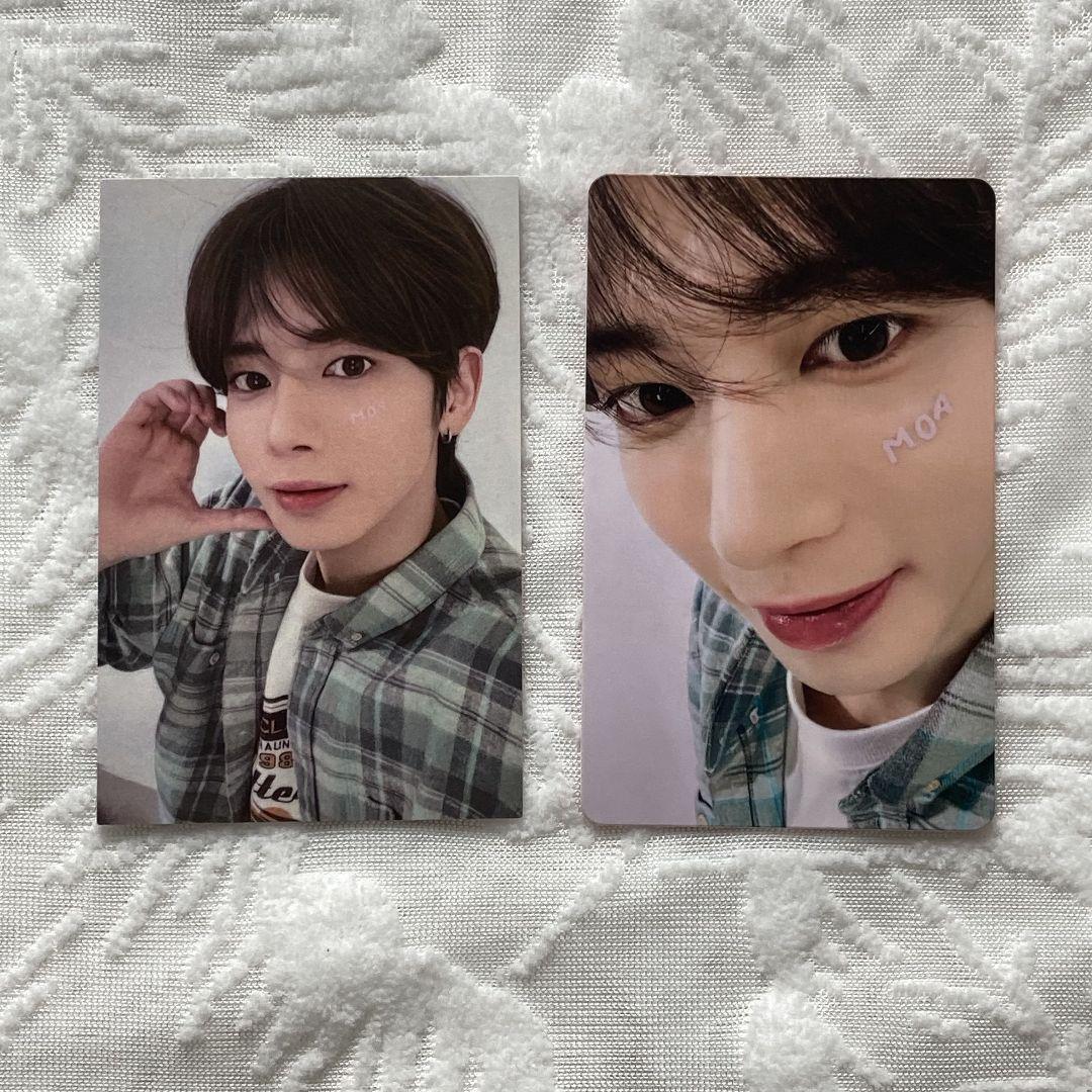 

[USED] TXT Taehyung MOAZONE Fan Club FC Bonus Fan Meeting Trading Cards (2 Cards)