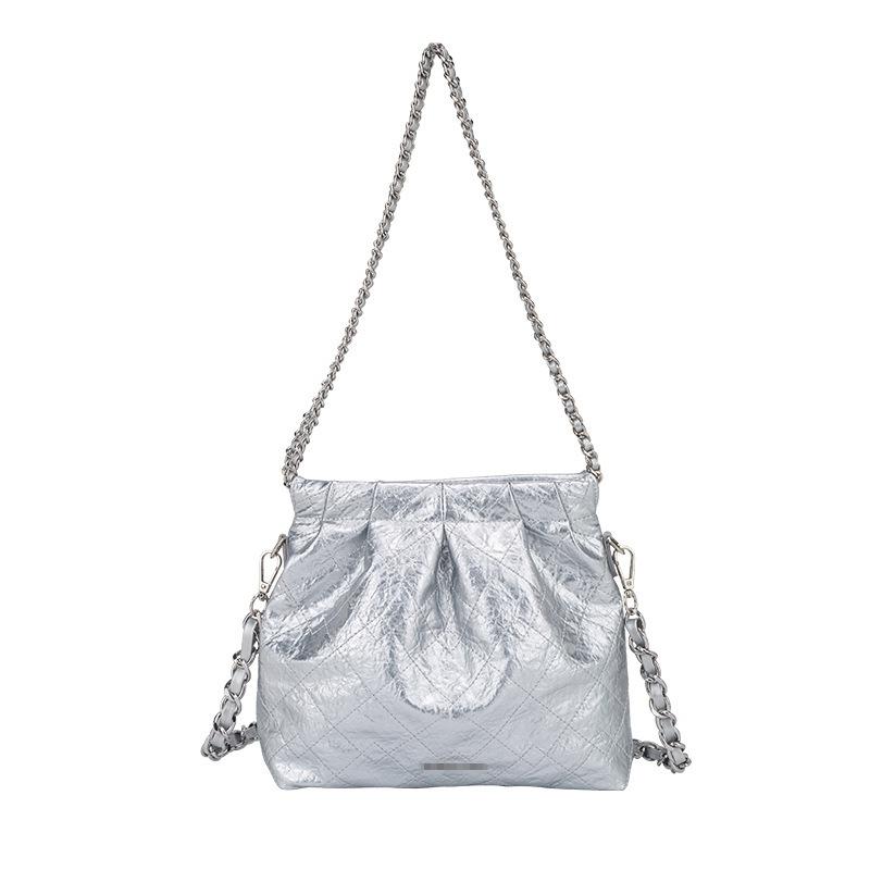 Bucket Bag, Women's Crossbody Tote Bag, Summer Style, Women's Versatile Chain Shoulder Armpit Bag